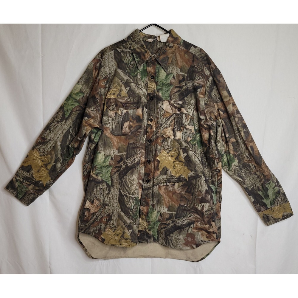 Vintage 90s Walls Advantage Timber‎ Camo Hunting Shirt, Shacket